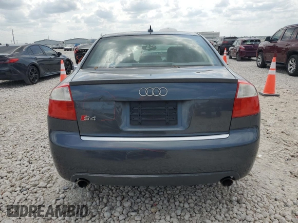 2005 Audi S4 z VIN WAUPL68E85A109670, wystawiony jako Copart lot #55114175 z przebiegiem 98 679 mil mil oraz Szkody całkowita. Historia ofert i sprzedaży dostępna na DreamBid. Obrazek 6.