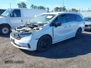 2024 Honda Odyssey Sport with VIN 5FNRL6H78RB005741, listed as a IAAI auction lot 41730895 with 99,392 mi miles and . Bid and sale history available at DreamBid. Image 20.
