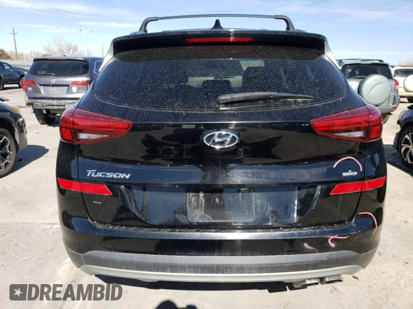 2019 Hyundai Tucson Ultimate with VIN KM8J3CAL1KU960814, listed as a Copart auction lot 47493025 with 54,393 mi miles and Salvage Title. Bid and sale history available at carsss.com. Image 6.