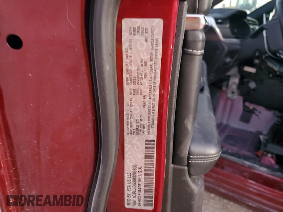 2021 Jeep Grand Cherokee Overland with VIN 1C4RJJDG3M8203800, listed as a Copart auction lot 84751324 with Not provided miles and Clean title. Bid and sale history available at DreamBid. Image 14.