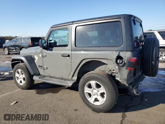 2021 Jeep Wrangler 80th Anniversary with VIN 1C4GJXAN8MW666671, listed as a Copart auction lot 89151305 with 22,628 mi miles and Salvage Title. Bid and sale history available at DreamBid. Image 2.