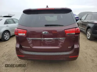 2016 Kia Sedona SX with VIN KNDMC5C13G6185565, listed as a Copart auction lot 82564854 with 106,104 mi miles and Clean Title. Bid and sale history available at carsss.com. Image 6.