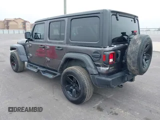 2021 Jeep Wrangler Unlimited Willys with VIN 1C4HJXDM4MW825094, listed as a IAAI auction lot 41515794 with 41,653 mi miles and . Bid and sale history available at DreamBid. Image 3.