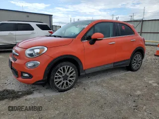 2017 FIAT 500X Lounge with VIN ZFBCFXDB7HP616011, listed as a Copart auction lot 59060524 with 50,980 mi miles and Salvage title. Bid and sale history available at DreamBid. Image 1.