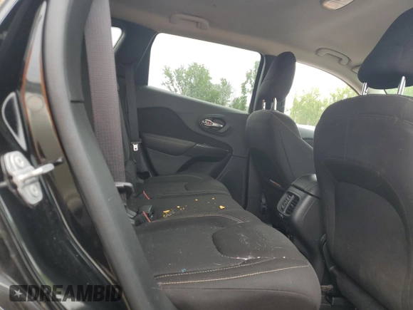 2017 Jeep Cherokee Latitude with VIN 1C4PJMCS0HW529604, listed as a Copart auction lot 60801095 with 95,900 mi miles and Salvage title. Bid and sale history available at DreamBid. Image 10.