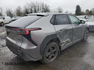 2023 Subaru Solterra Premium with VIN JTMABABA6PA046057, listed as a Copart auction lot 49689865 with 17,239 mi miles and Salvage title. Bid and sale history available at DreamBid. Image 3.