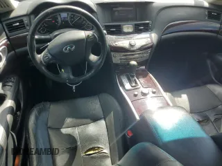 2011 Infiniti M with VIN JN1BY1APXBM325191, listed as a Copart auction lot 74209614 with 136,662 mi miles and Salvage Title. Bid and sale history available at DreamBid. Image 8.