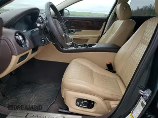 2018 Jaguar XJ Portfolio with VIN SAJWJ2GD9J8W15663, listed as a Copart auction lot 56734515 with 9,374 mi miles and Salvage Title. Bid and sale history available at DreamBid. Image 7.