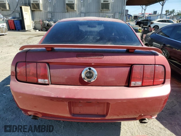 2006 Ford Mustang GT Deluxe with VIN 1ZVHT82H365159468, listed as a Copart auction lot 62900205 with 152,344 mi miles and Clean title. Bid and sale history available at DreamBid. Image 6.