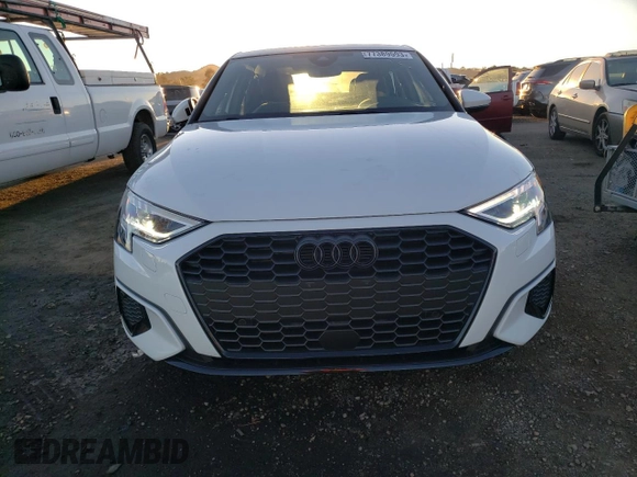 2023 Audi A3 Premium with VIN WAUAUDGY7PA036359, listed as a Copart auction lot 78642463 with 5,173 mi miles. Bid and sale history available at carsss.com. Image 5.