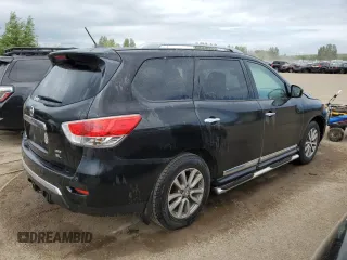 2015 Nissan Pathfinder SL with VIN 5N1AR2MM1FC691013, listed as a Copart auction lot 61550215 with 203,409 mi miles and Clean title. Bid and sale history available at DreamBid. Image 3.