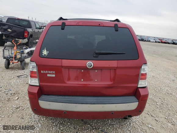 2009 Mercury Mariner Premier with VIN 4M2CU87G59KJ26384, listed as a Copart auction lot 42447775 with 115,695 mi miles and Salvage Title. Bid and sale history available at carsss.com. Image 6.