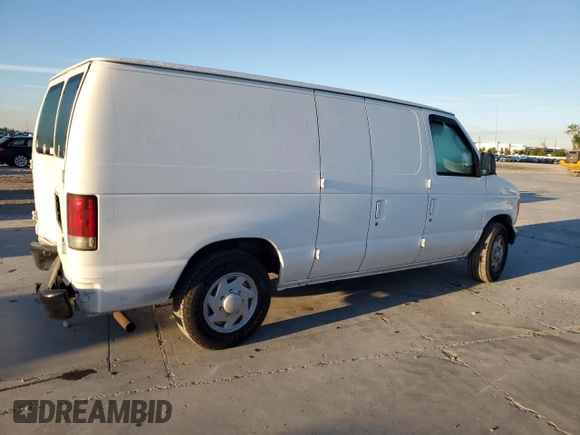 2004 Ford Econoline Cargo with VIN 1FTRE14W64HA29300, listed as a Copart auction lot 49806545 with 116,855 mi miles and Salvage Title. Bid and sale history available at carsss.com. Image 3.