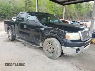 2008 Ford F-150 XLT with VIN 1FTPW12V38FB49393, listed as a Copart auction lot 52054265 with 301,847 mi miles and Salvage Title. Bid and sale history available at carsss.com. Image 4.