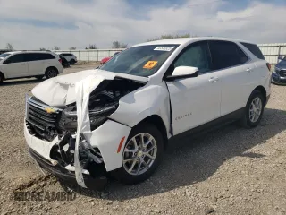 2022 Chevrolet Equinox LT z VIN 3GNAXKEV7NL216591, wystawiony jako Copart lot #53556925 z przebiegiem Nie podano mil oraz Szkoda całkowita • Salvage title. Historia ofert i sprzedaży dostępna na DreamBid. Obrazek 1.