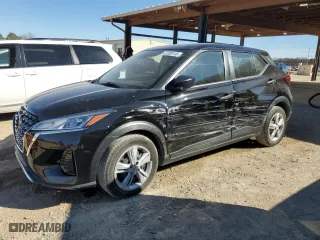 2021 Nissan Kicks S with VIN 3N1CP5BV5ML534038, listed as a Copart auction lot 47289145 with 74,785 mi miles and Salvage Title. Bid and sale history available at carsss.com. Image 1.