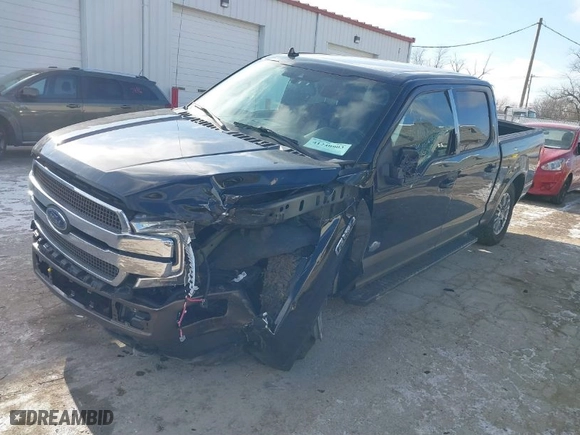 2018 Ford F-150 XL with VIN 1FTEW1EG6JFA09218, listed as a IAAI auction lot 41240903 with 131,702 mi miles. Bid and sale history available at carsss.com. Image 2.