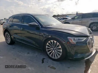 2019 Audi e-tron Prestige with VIN WA1VABGE1KB013888, listed as a Copart auction lot 55246035 with 41,529 mi miles and Salvage Title. Bid and sale history available at DreamBid. Image 4.