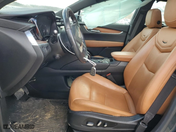 2020 Cadillac XT5 Premium Luxury AWD with VIN 1GYKNDRS6LZ141378, listed as a Copart auction lot 46358205 with 51,023 mi miles and Salvage Title. Bid and sale history available at carsss.com. Image 7.