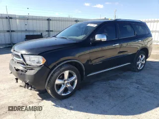 2012 Dodge Durango Citadel with VIN 1C4RDJEG7CC151878, listed as a Copart auction lot 79841104 with 167,160 mi miles and Salvage Title. Bid and sale history available at DreamBid. Image 1.