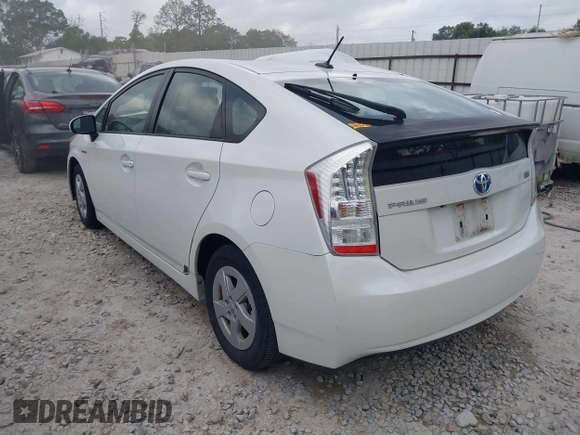 2010 Toyota Prius II with VIN JTDKN3DU1A0239874, listed as a IAAI auction lot 41938659 with Not Provided miles. Bid and sale history available at carsss.com. Image 3.