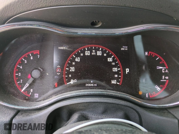 2015 Dodge Durango SXT with VIN 1C4RDHAG6FC850065, listed as a Copart auction lot 57144295 with 243,646 mi miles and Salvage title. Bid and sale history available at DreamBid. Image 9.