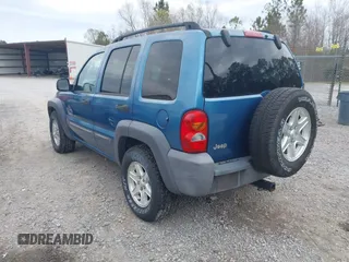 2003 Jeep Liberty Sport with VIN 1J4GK48K43W708592, listed as a IAAI auction lot 41560151 with 132,844 mi miles and . Bid and sale history available at DreamBid. Image 3.