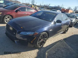 2017 Jaguar XF S with VIN SAJBG4BV0HCY34186, listed as a Copart auction lot 83803004 with 64,915 mi miles and Salvage Title. Bid and sale history available at carsss.com. Image 1.