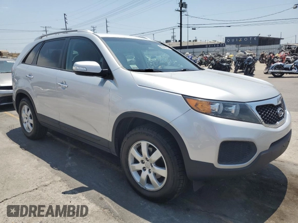 2013 Kia Sorento LX with VIN 5XYKT4A27DG391137, listed as a Copart auction lot 65649105 with 129,027 mi miles and Clean title. Bid and sale history available at DreamBid. Image 4.