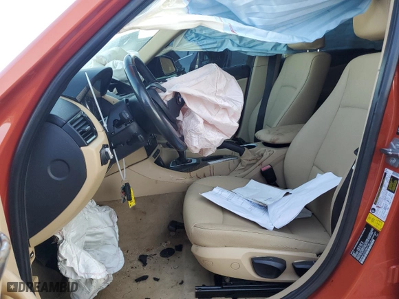 2014 BMW X1 sDrive28i with VIN WBAVM1C51EVW47196, listed as a Copart auction lot 66543723 with 0 mi miles and Salvage Title. Bid and sale history available at carsss.com. Image 7.