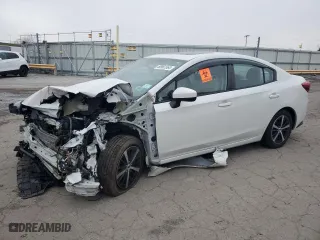 2020 Subaru Impreza Premium with VIN 4S3GKAD64L3610855, listed as a Copart auction lot 80961564 with 0 mi miles and Salvage Title. Bid and sale history available at carsss.com. Image 1.