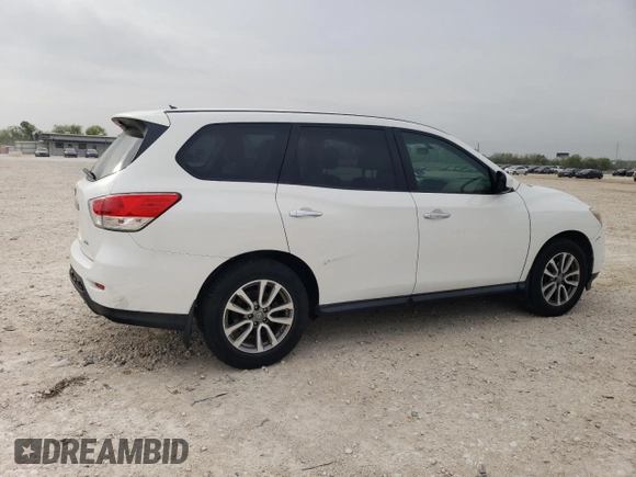 2014 Nissan Pathfinder S z VIN 5N1AR2MM4EC679257, wystawiony jako Copart lot #50843915 z przebiegiem 157 435 mil mil oraz Czysty tytuł • Clean title. Historia ofert i sprzedaży dostępna na DreamBid. Obrazek 3.