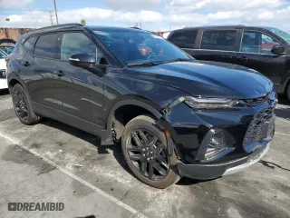2022 Chevrolet Blazer LT with VIN 3GNKBDRS3NS123491, listed as a Copart auction lot 44067265 with 52,836 mi miles and Salvage Title. Bid and sale history available at carsss.com. Image 4.
