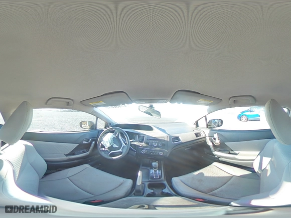 2014 Honda Civic Coupe LX with VIN 2HGFG3B54EH504846, listed as a Copart auction lot 47808695 with 125,204 mi miles and Salvage Title. Bid and sale history available at carsss.com. Image 12.