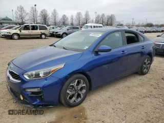 2021 Kia Forte LXS with VIN 3KPF24AD3ME286677, listed as a Copart auction lot 74786734 with 54,210 mi miles and Salvage title. Bid and sale history available at DreamBid. Image 1.