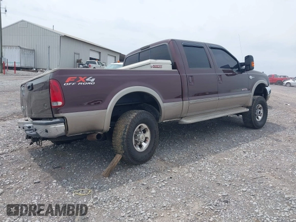 2004 Ford F-250 XL with VIN 1FTNW21P04EC03717, listed as a IAAI auction lot 42034151 with 253,006 mi miles and . Bid and sale history available at DreamBid. Image 4.