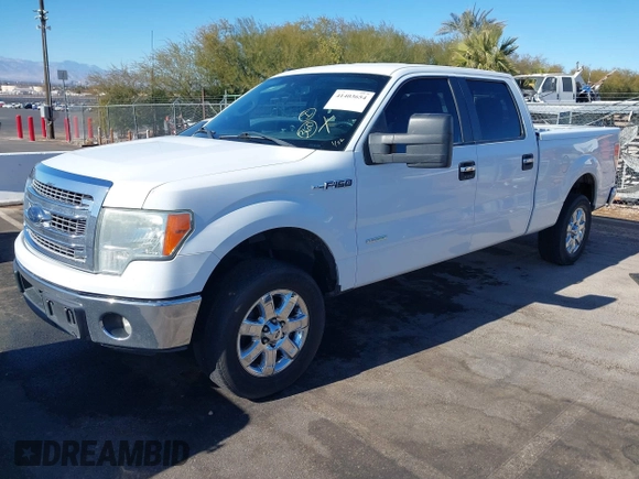 2014 Ford F-150 XL with VIN 1FTFW1CT8EKF75494, listed as a IAAI auction lot 41403654 with 144,432 mi miles. Bid and sale history available at carsss.com. Image 2.