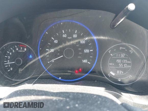 2016 Honda HR-V EX with VIN 3CZRU6H57GM729144, listed as a IAAI auction lot 42148369 with 190,139 mi miles. Bid and sale history available at carsss.com. Image 7.