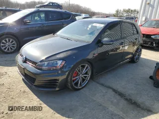 2017 Volkswagen Golf GTI S with VIN 3VW547AU9HM012268, listed as a Copart auction lot 45974655 with 84,470 mi miles and Salvage Title. Bid and sale history available at carsss.com. Image 1.