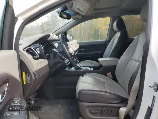 2018 Kia Sedona SX-L with VIN KNDME5C18J6370387, listed as a Copart auction lot 77415064 with 126,828 mi miles and Salvage Title. Bid and sale history available at carsss.com. Image 7.