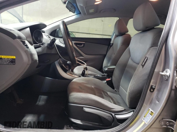 2012 Hyundai Elantra Limited with VIN KMHDH4AE8CU185970, listed as a Copart auction lot 65703595 with 153,374 mi miles and Clean title. Bid and sale history available at DreamBid. Image 7.