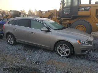 2015 Volvo V60 T5 Drive-E Premier with VIN YV140MEK8F1261621, listed as a Copart auction lot 73959574 with 74,546 mi miles and Salvage Title. Bid and sale history available at carsss.com. Image 4.
