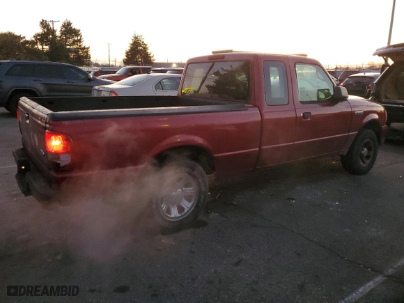 2007 Ford Ranger STX with VIN 1FTYR44U07PA03303, listed as a Copart auction lot 82744634 with 246,472 mi miles and Salvage Title. Bid and sale history available at carsss.com. Image 3.