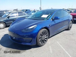 2022 Tesla Model 3 Performance with VIN 5YJ3E1EC5NF315764, listed as a IAAI auction lot 41760552 with 22,354 mi miles and . Bid and sale history available at carsss.com. Image 20.