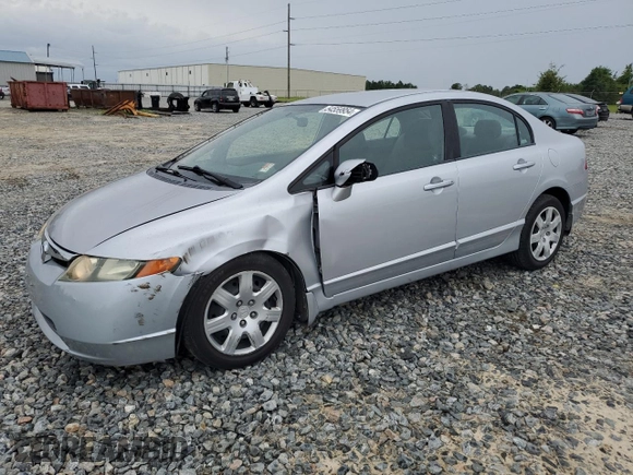 2008 Honda Civic LX with VIN 1HGFA16598L075744, listed as a Copart auction lot 54559954 with 163,383 mi miles and Salvage Title. Bid and sale history available at DreamBid. Image 1.