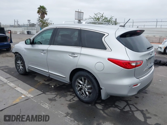 2014 Infiniti QX60 with VIN 5N1AL0MM7EC500070, listed as a IAAI auction lot 42544763 with 189,419 mi miles and . Bid and sale history available at DreamBid. Image 3.