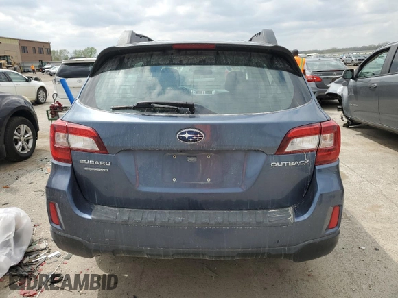 2015 Subaru Outback 2.5i with VIN 4S4BSBAC8F3291602, listed as a Copart auction lot 53555395 with 191,261 mi miles and Salvage title. Bid and sale history available at DreamBid. Image 6.