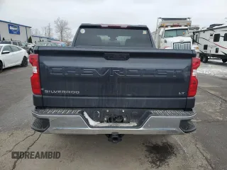 2024 Chevrolet Silverado 1500 LT with VIN 1GCPDKEK2RZ111943, listed as a Copart auction lot 46296655 with 39,474 mi miles and Salvage Title. Bid and sale history available at DreamBid. Image 6.
