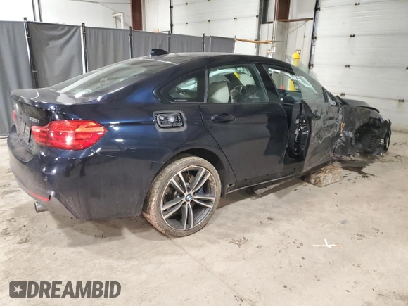 2015 BMW 4 Series 435i xDrive with VIN WBA4B3C55FGV48268, listed as a Copart auction lot 43822075 with 109,949 mi miles and Salvage Title. Bid and sale history available at DreamBid. Image 3.