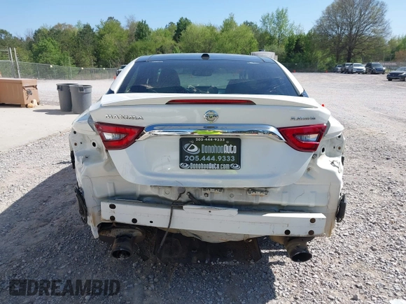 2017 Nissan Maxima S with VIN 1N4AA6AP8HC417480, listed as a IAAI auction lot 41995301 with 183,173 mi miles and . Bid and sale history available at DreamBid. Image 17.